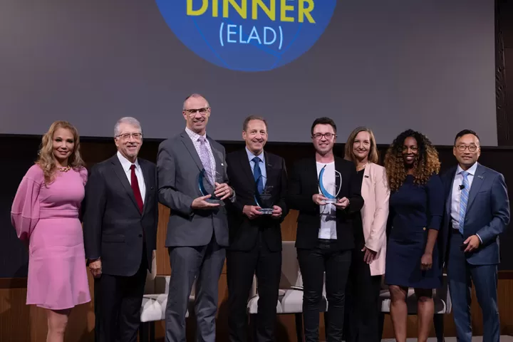 Innovate@UCLA board members on state at the Executive Leadership Awards Dinner