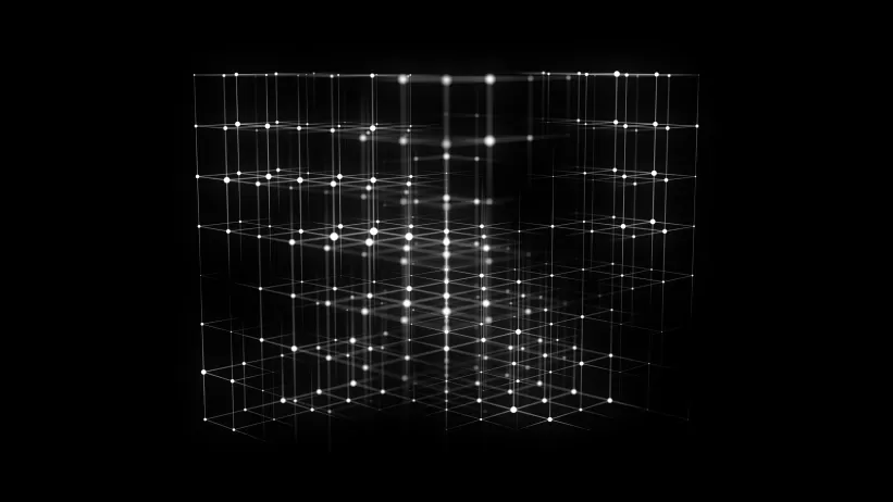 Cube shape representing data storage